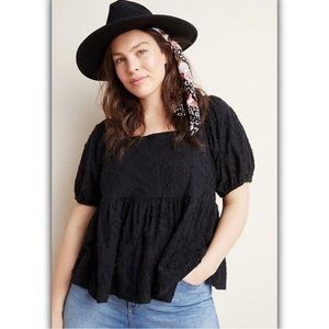 Nwt ANTHRO Maeve Batia Babydoll Top XL